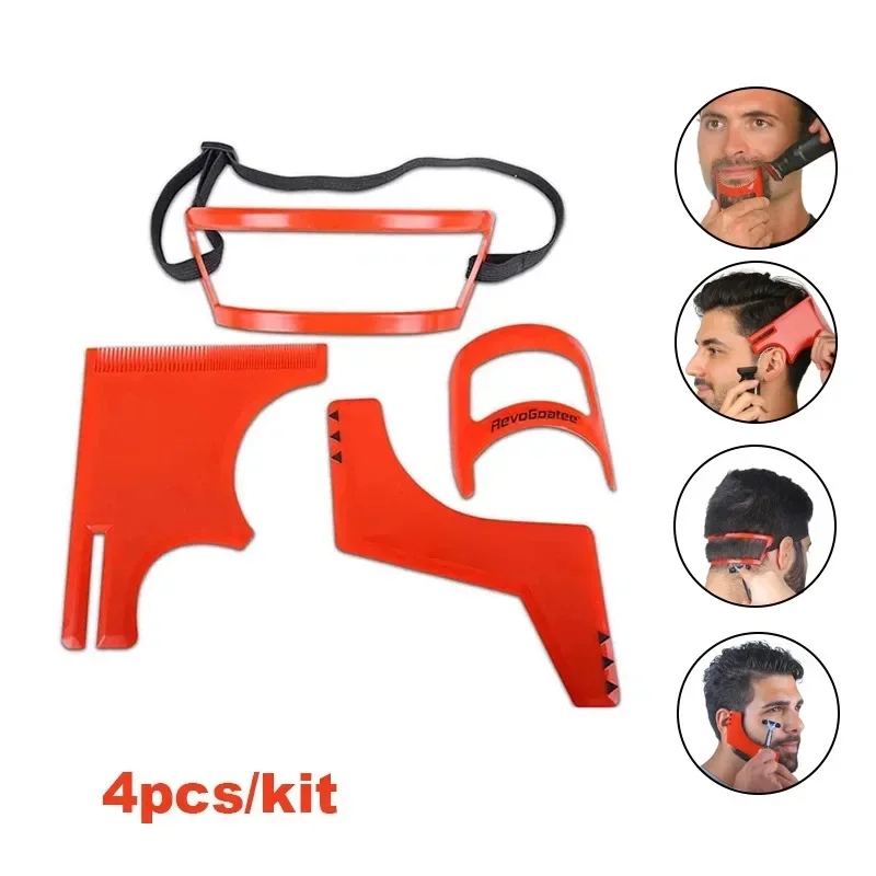 Men'S Beard Grooming - 2/4Pcs Men's Beard Combs Hair Trimmers
