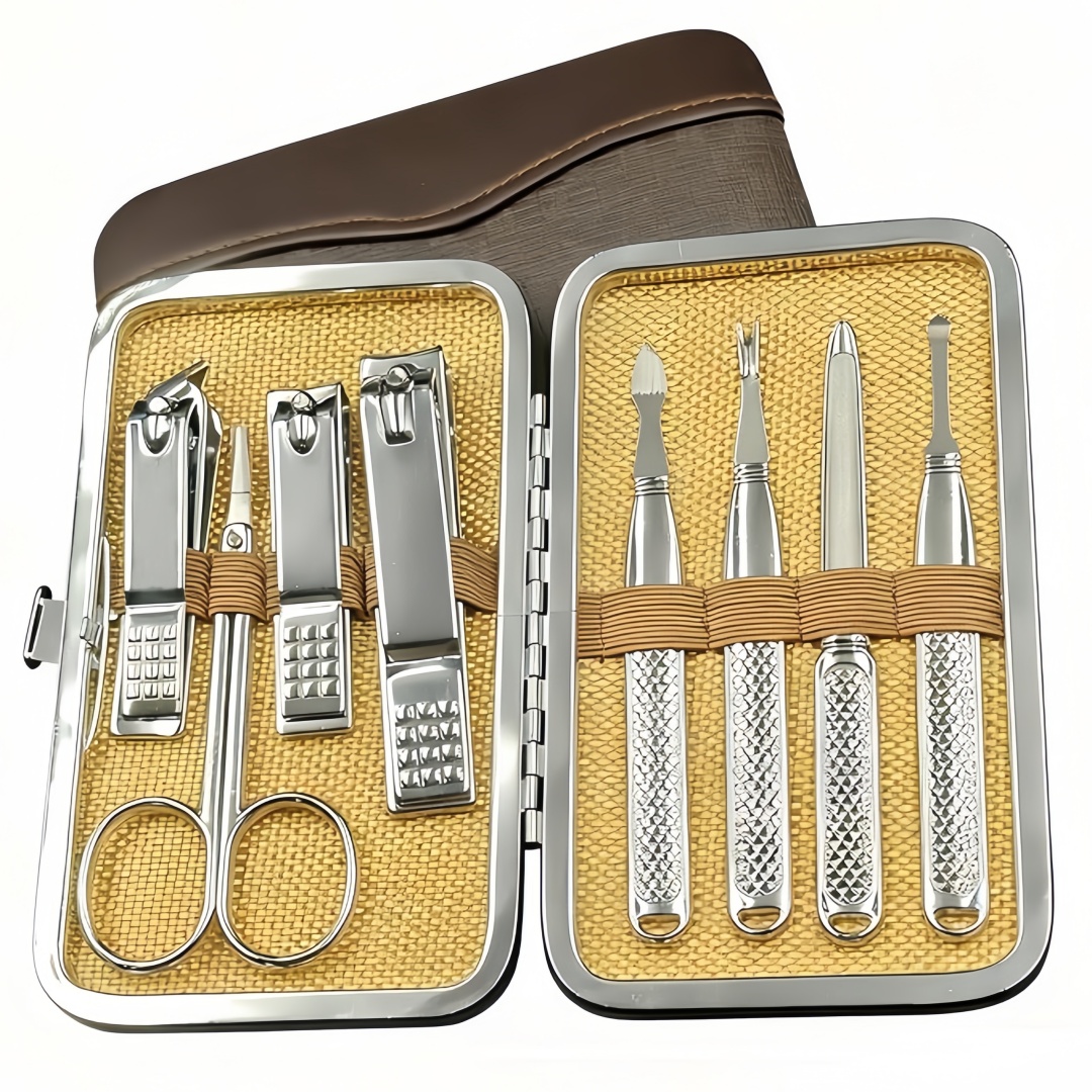 Mens Grooming Kit Bag - Manicure Set for Men and Women