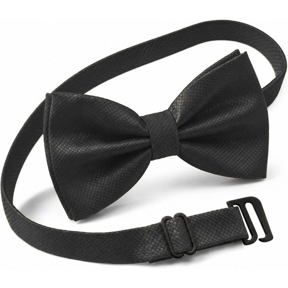 Men'S Grooming - Polyester Solid Pretied Bow Tie for