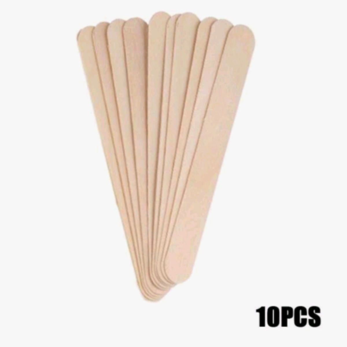 Hair Wax Stick - 10Pcs Disposable Natural Wooden Waxing Sticks,15CM