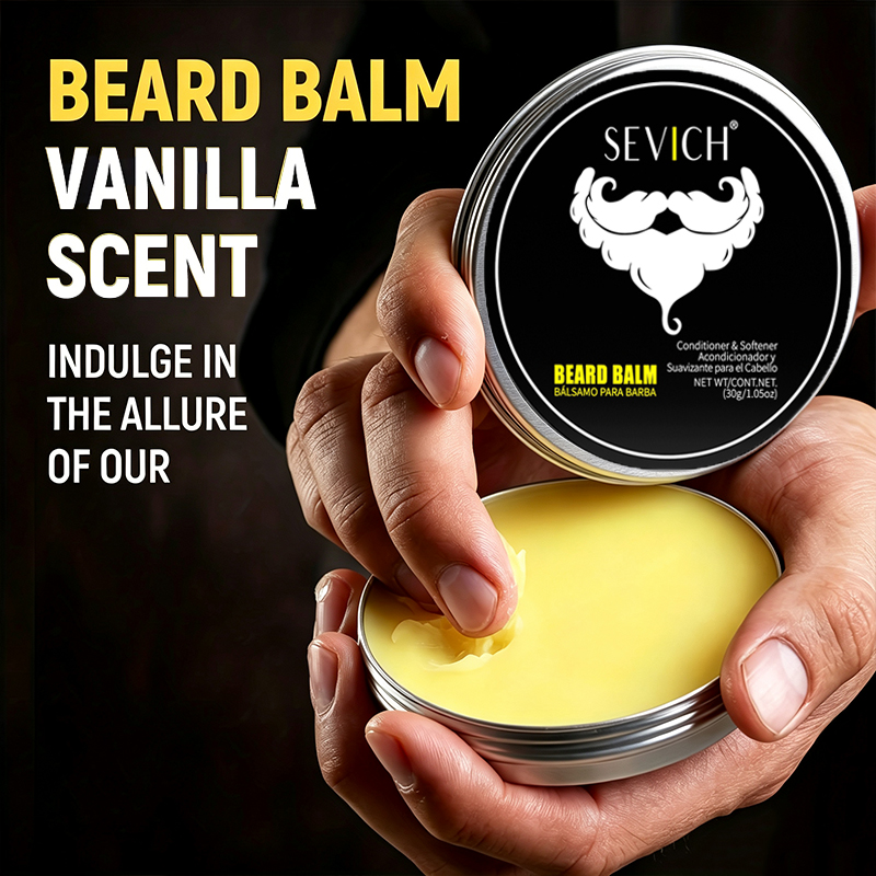 Men'S Grooming Wax - Men's Beard Balm Wax Non-Greasy Refreshing
