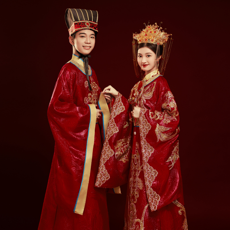 Men'S Grooming Trends - Quality Tang Dynasty Luxury Hanfu Bride