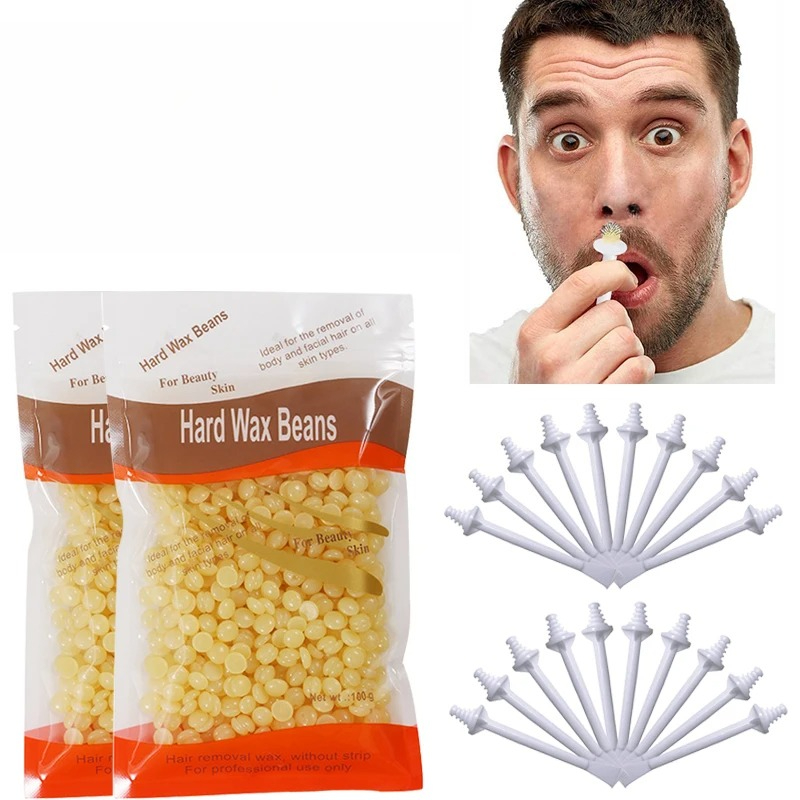 Men'S Grooming Wax - Painless Nose Wax Sticks Set Nasal