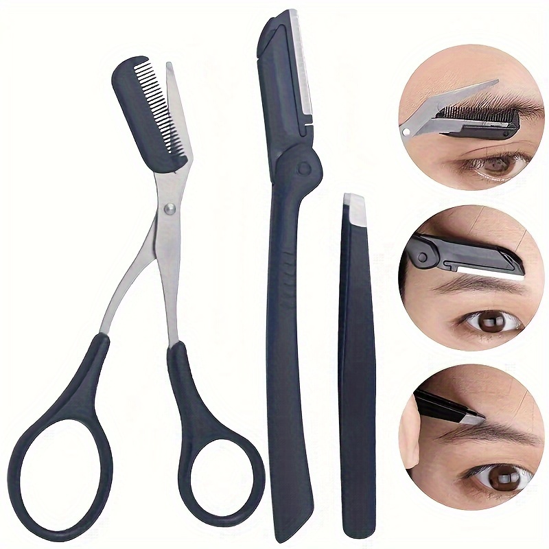 Men'S Grooming Gift Set - 3pcs Set Eyebrow Kit For Women