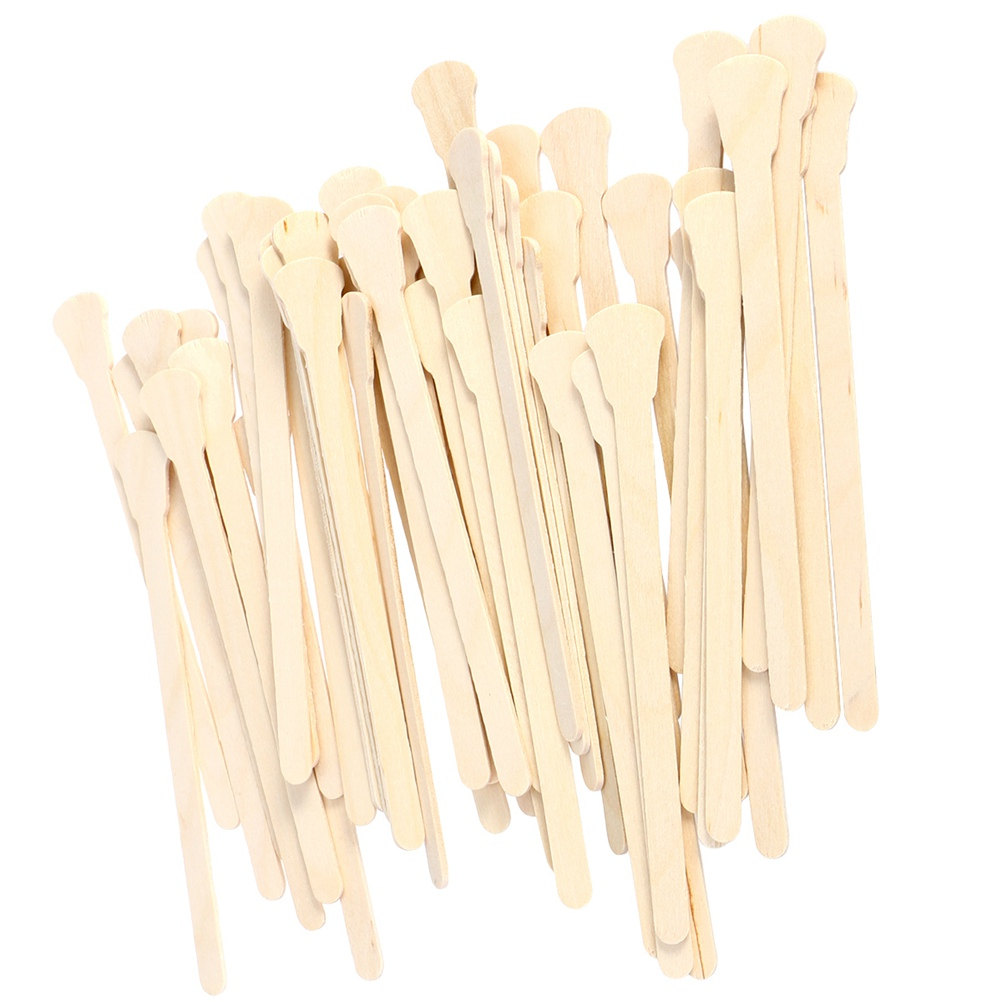 500Pcs Wooden Waxing Spatulas  - Hair Wax Stick review and price