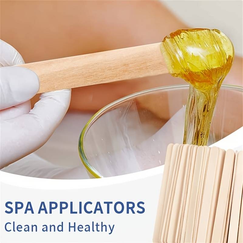 500/200/100Pcs Wooden Hair Rem - Hair Wax Stick review and price