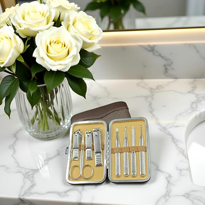 Manicure Set for Men and Women - Mens Grooming Kit Bag review and price