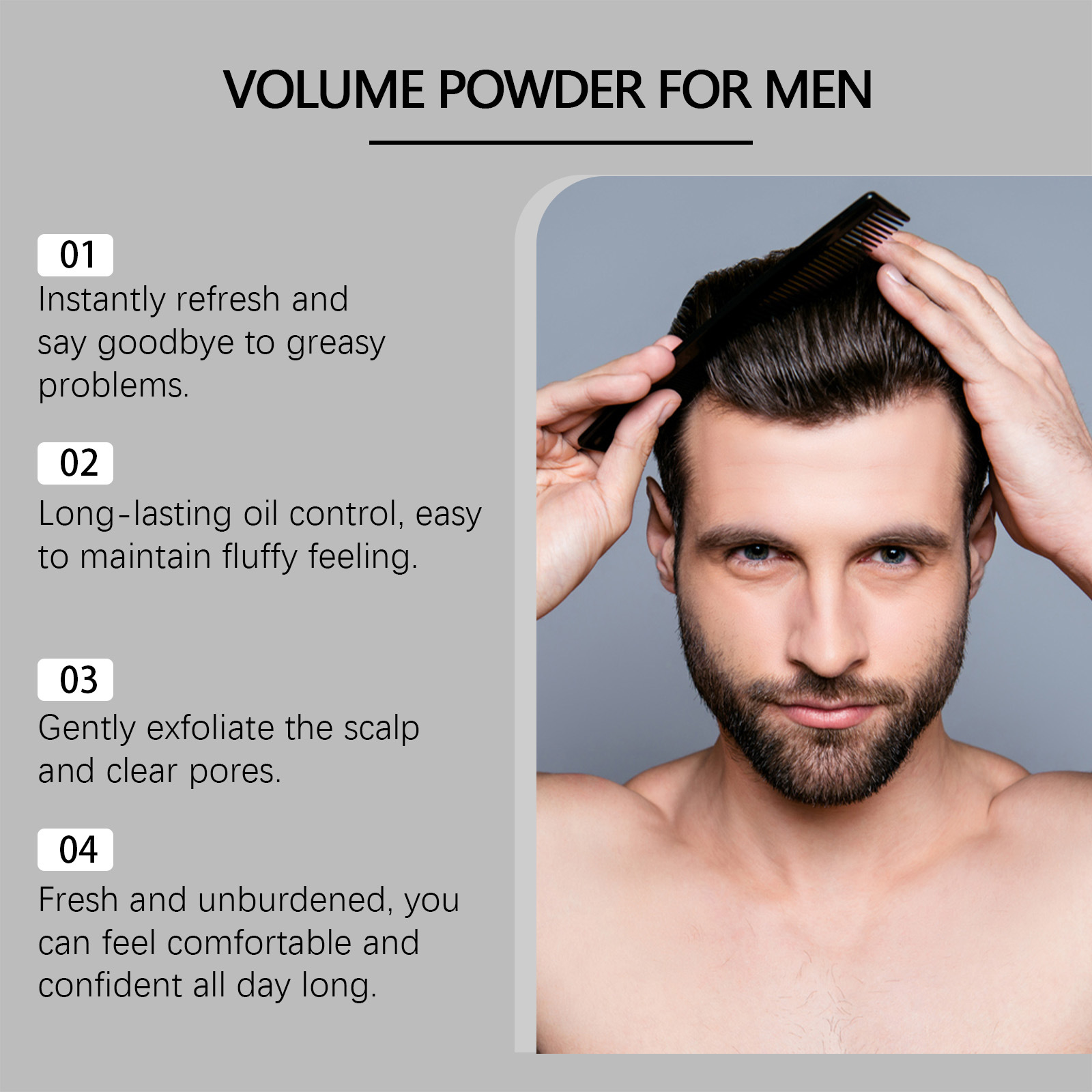 Volume Powder for Men Strong H - Men'S Grooming Wax review and price