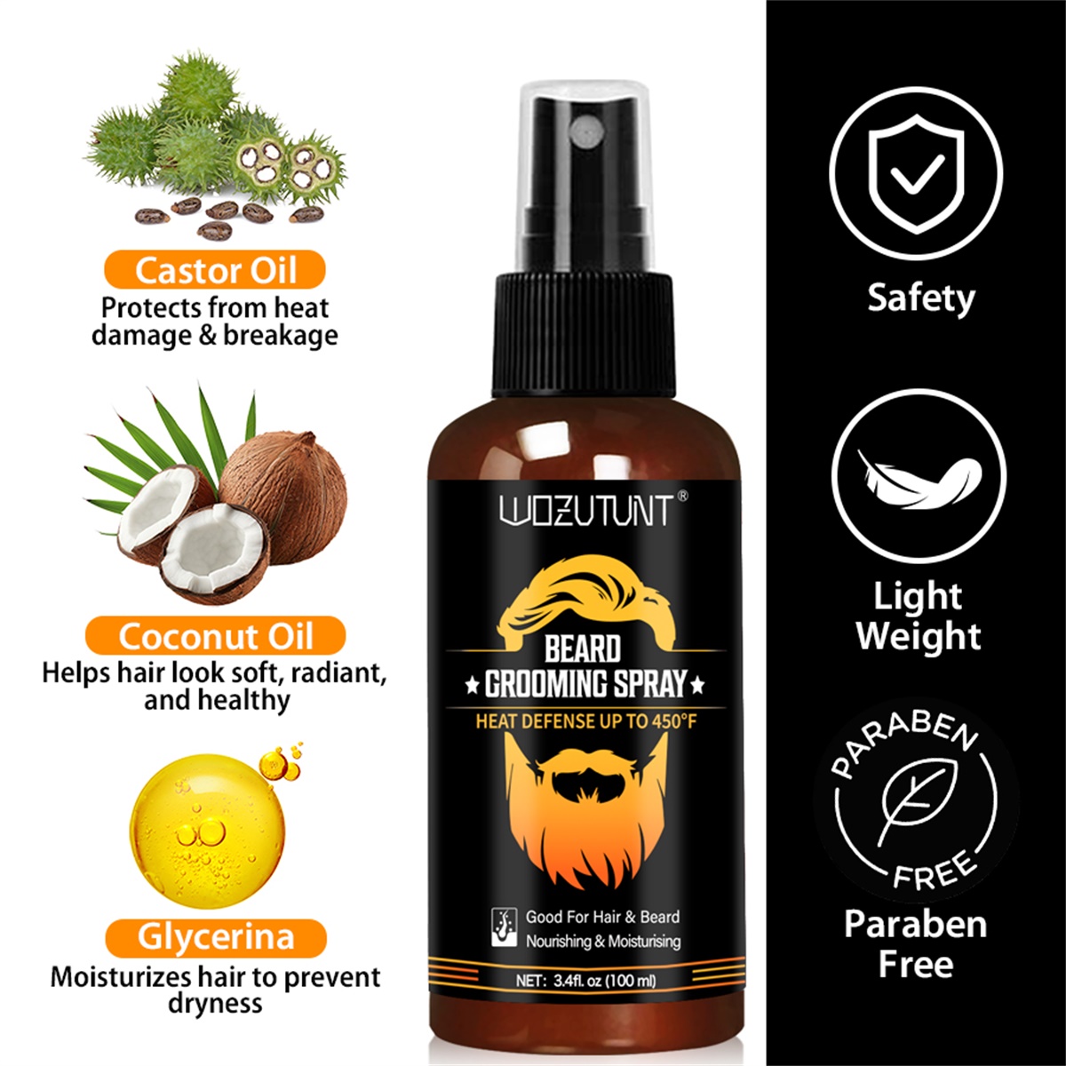 Beard Grooming Spray,Men Moust - Mens Grooming Treatment review and price