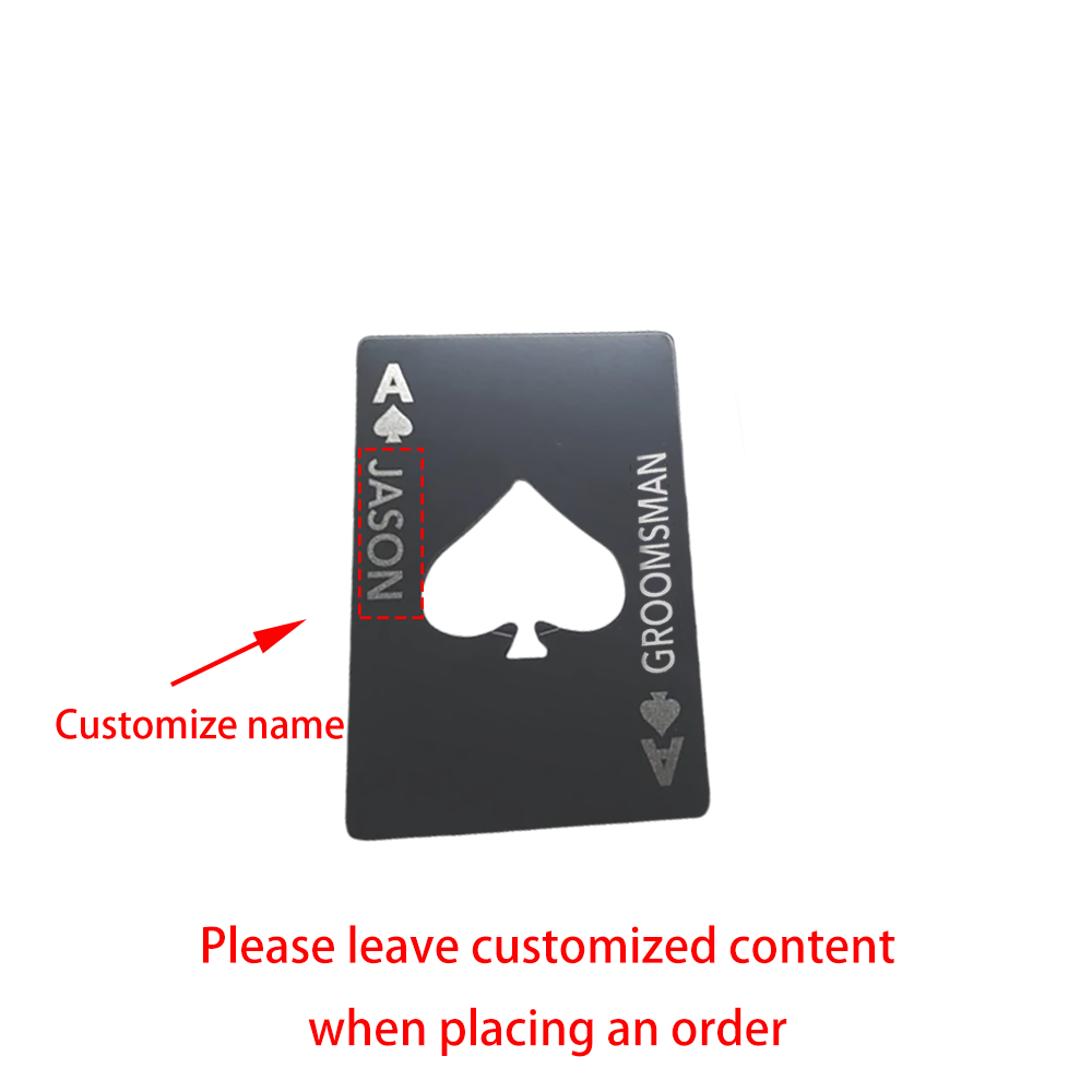 Custom Ace of Spades Groomsmen - Men'S Grooming Day review and price