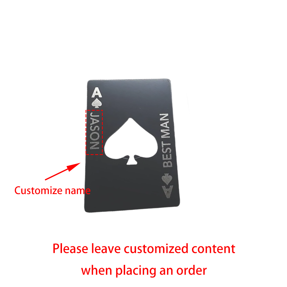Custom Ace of Spades Groomsmen - Men'S Grooming Day review and price