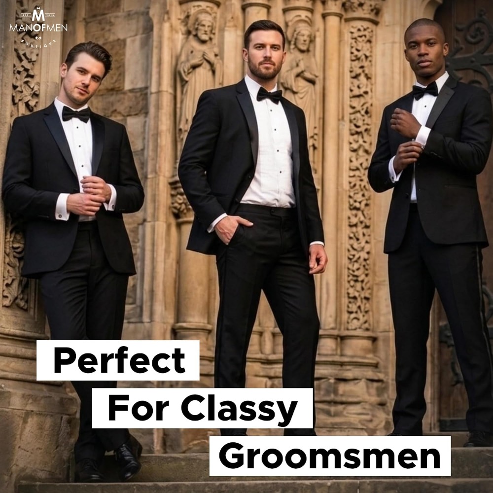 Polyester Solid Pretied Bow Ti - Men'S Grooming review and price
