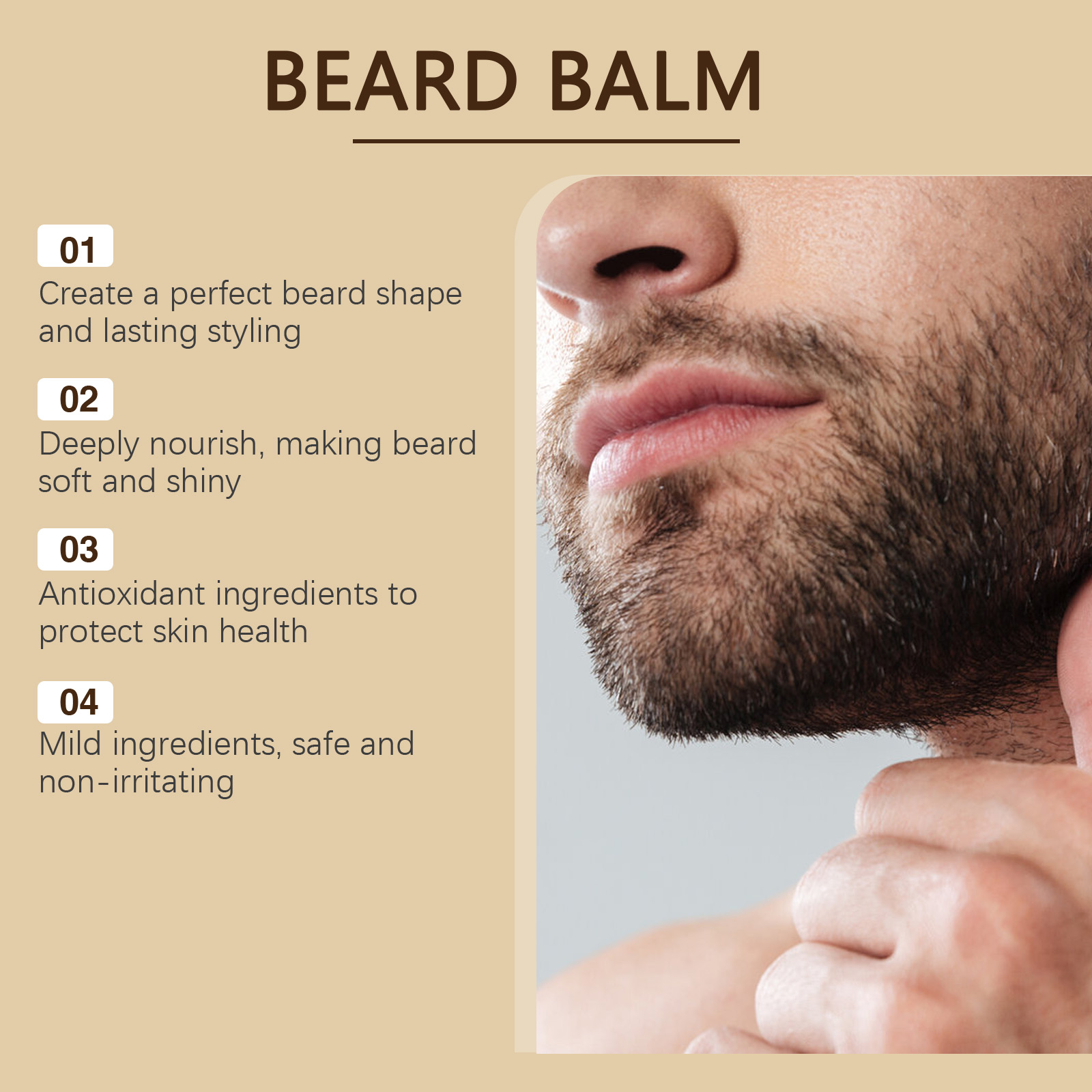 Men's Beard Care Wax - Smooth, - Men'S Grooming Wax review and price