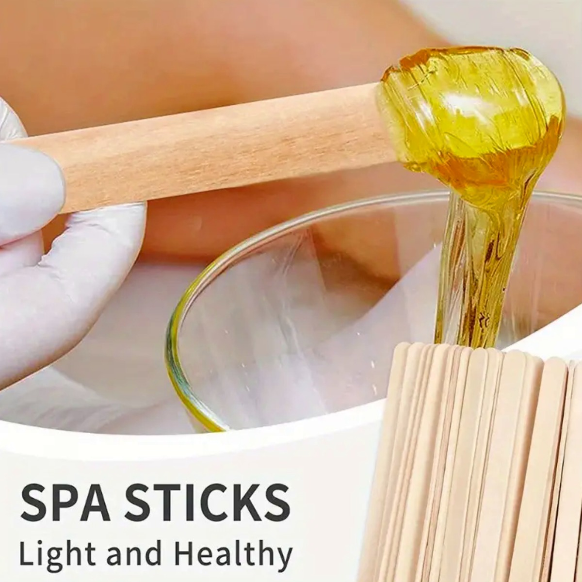 10Pcs Disposable Natural Woode - Hair Wax Stick review and price