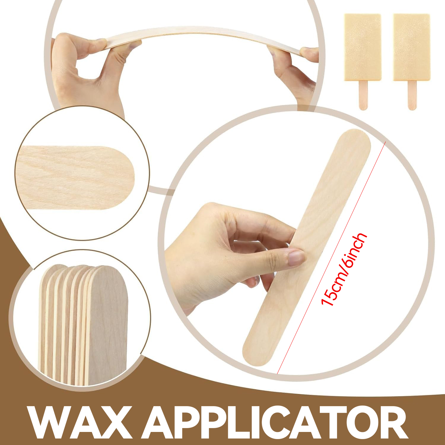 10Pcs Disposable Natural Woode - Hair Wax Stick review and price