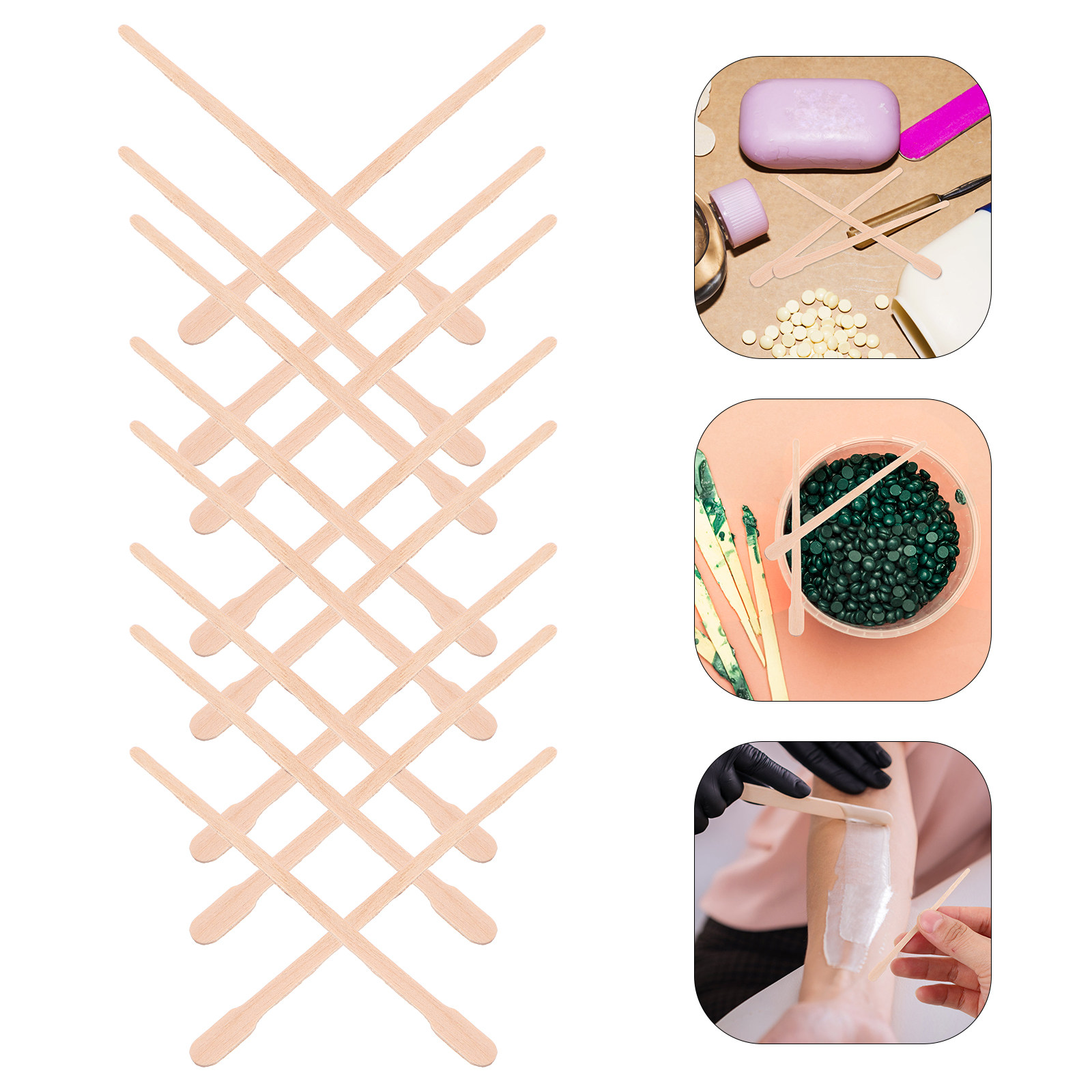 1000Pcs Waxing Wooden Sticks S - Hair Wax Stick review and price