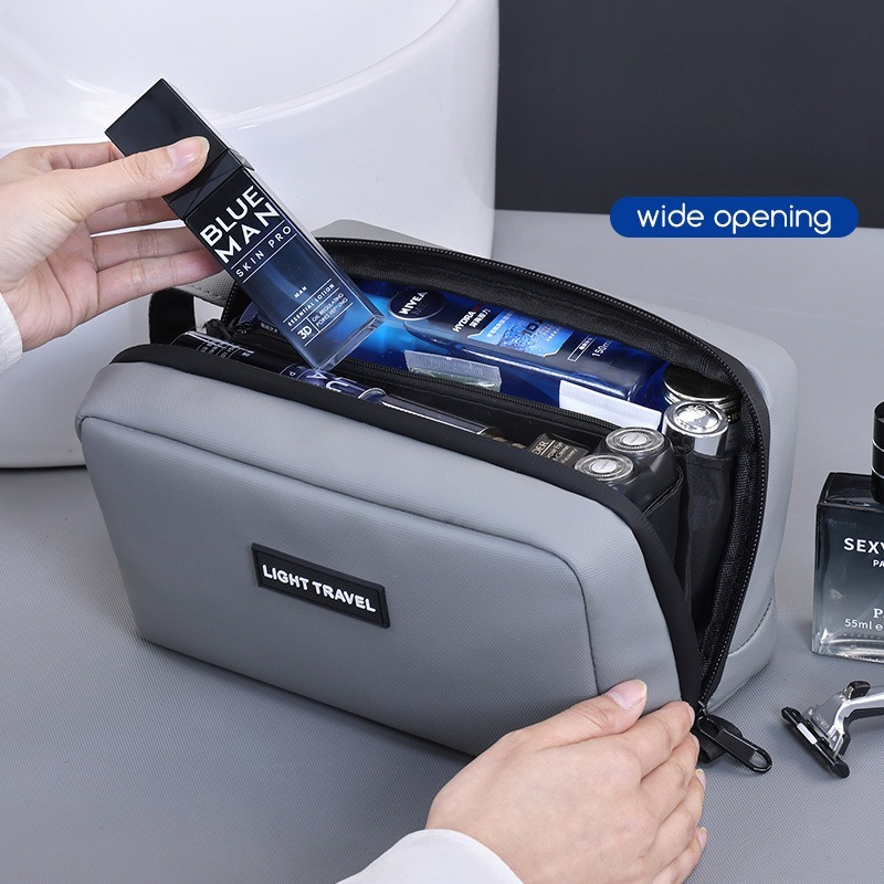 Waterproof Handheld Makeup Bag - Mens Grooming Kit Bag review and price
