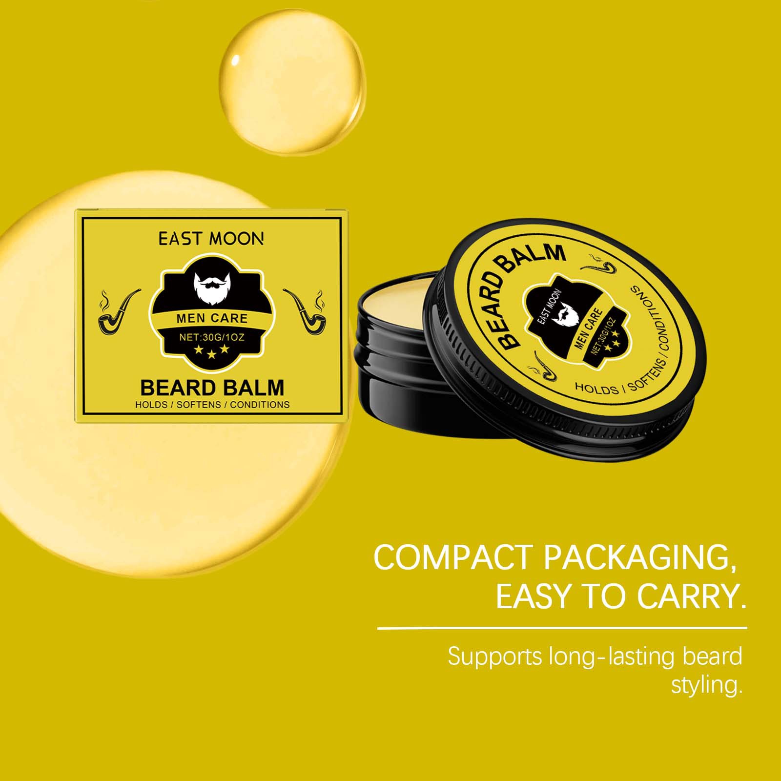 East Moon Men Beard Care Balm  - Men'S Grooming Wax review and price