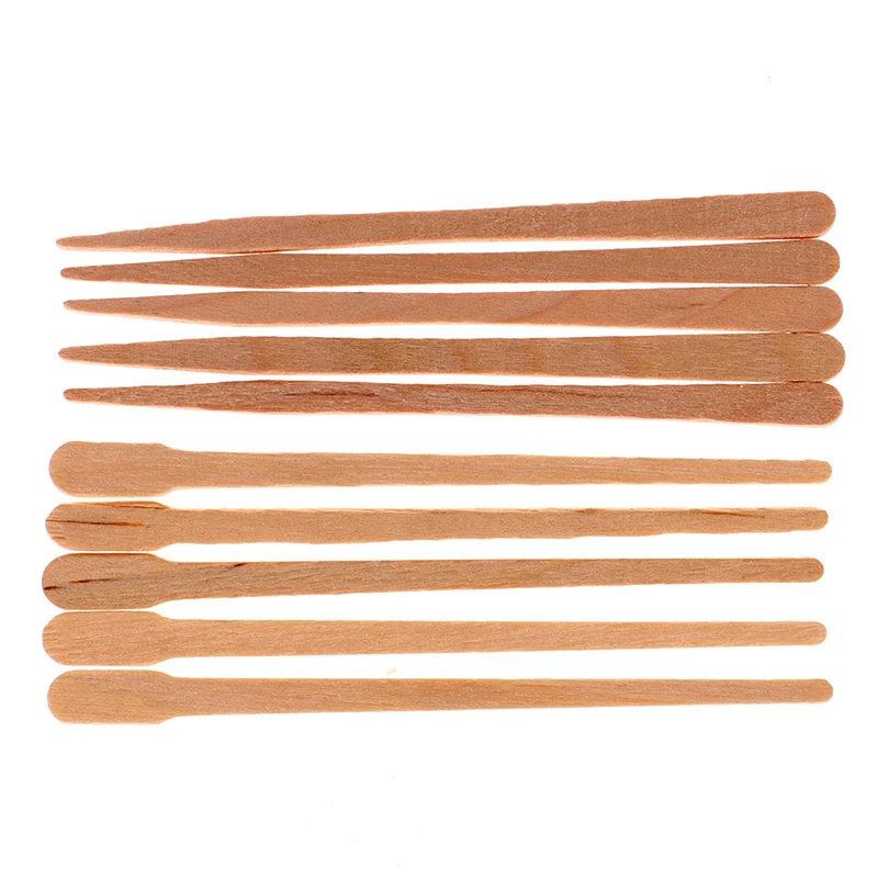 50/100Pcs Wooden Body Hair Rem - Hair Wax Stick review and price