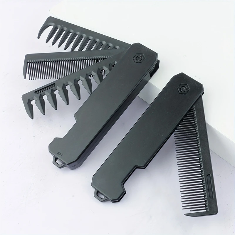 3-in-1 Folding Beard Comb for  - Mens Grooming Kit Bag review and price