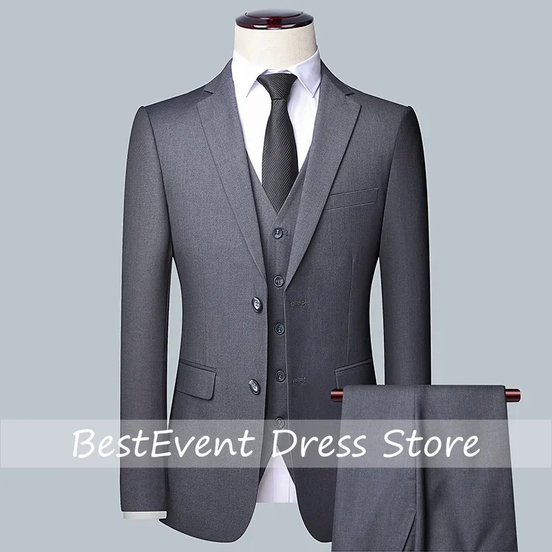 Men's Solid Color Business Sui - Men'S Grooming Trends review and price