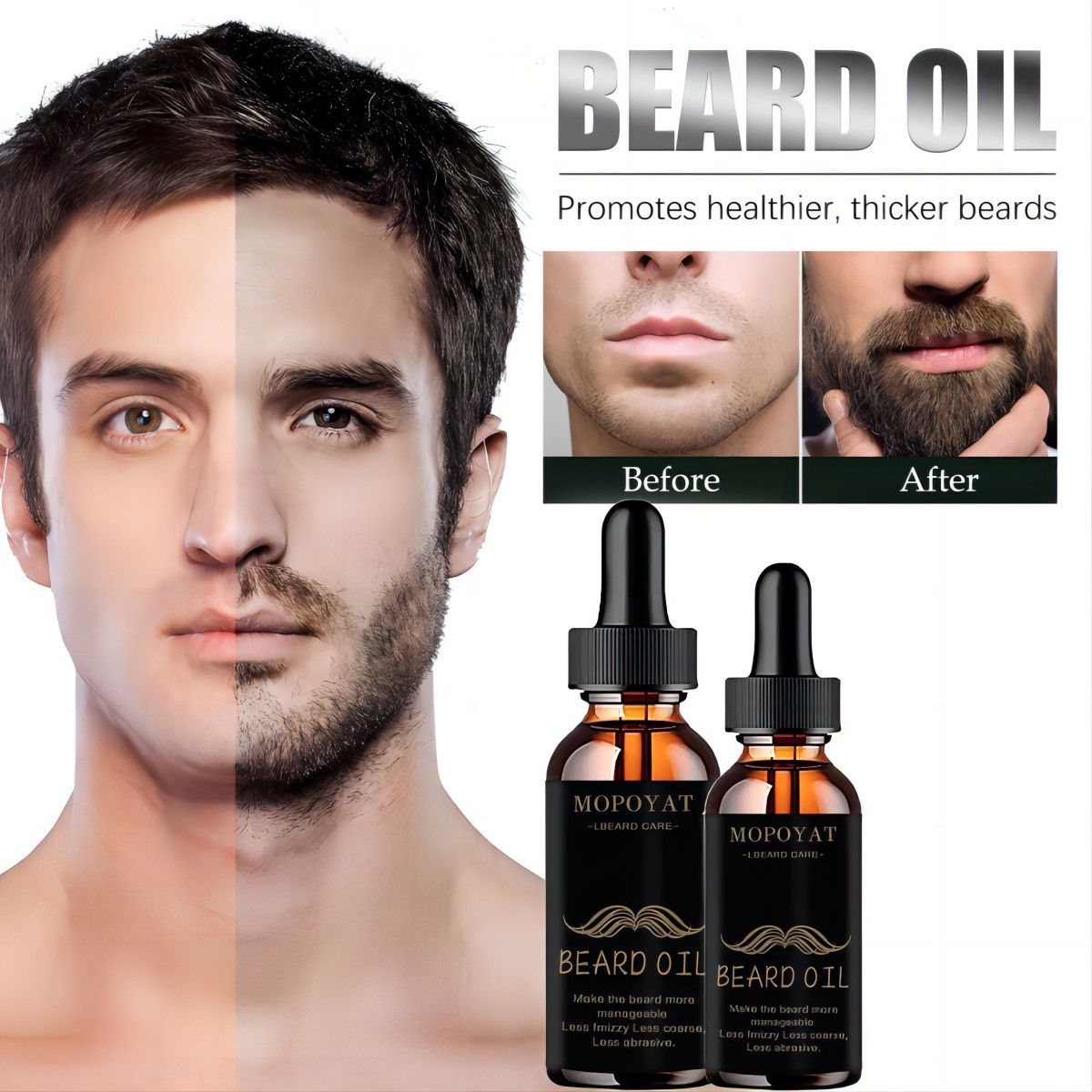 Growth Beard Oil Grow Beard Th - Mens Grooming Treatment review and price
