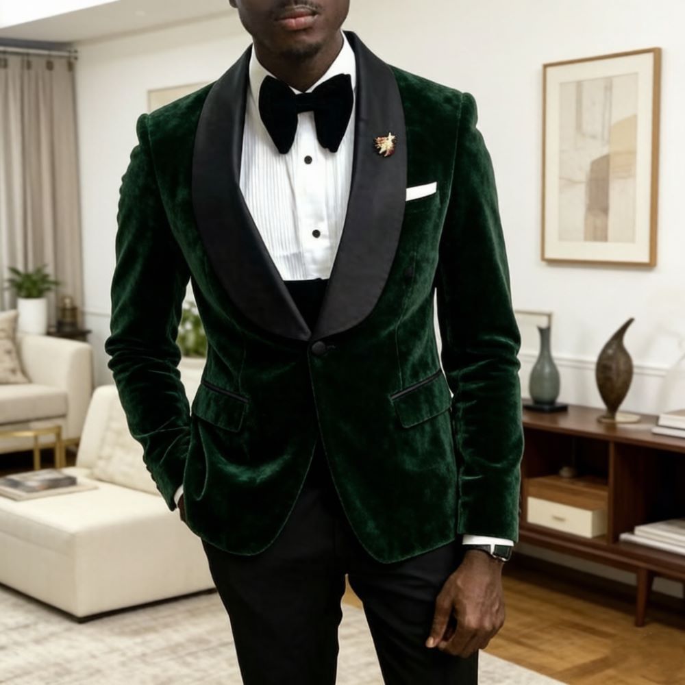 Velvet Slim Fit Suits for Men  - Men'S Grooming Studio review and price