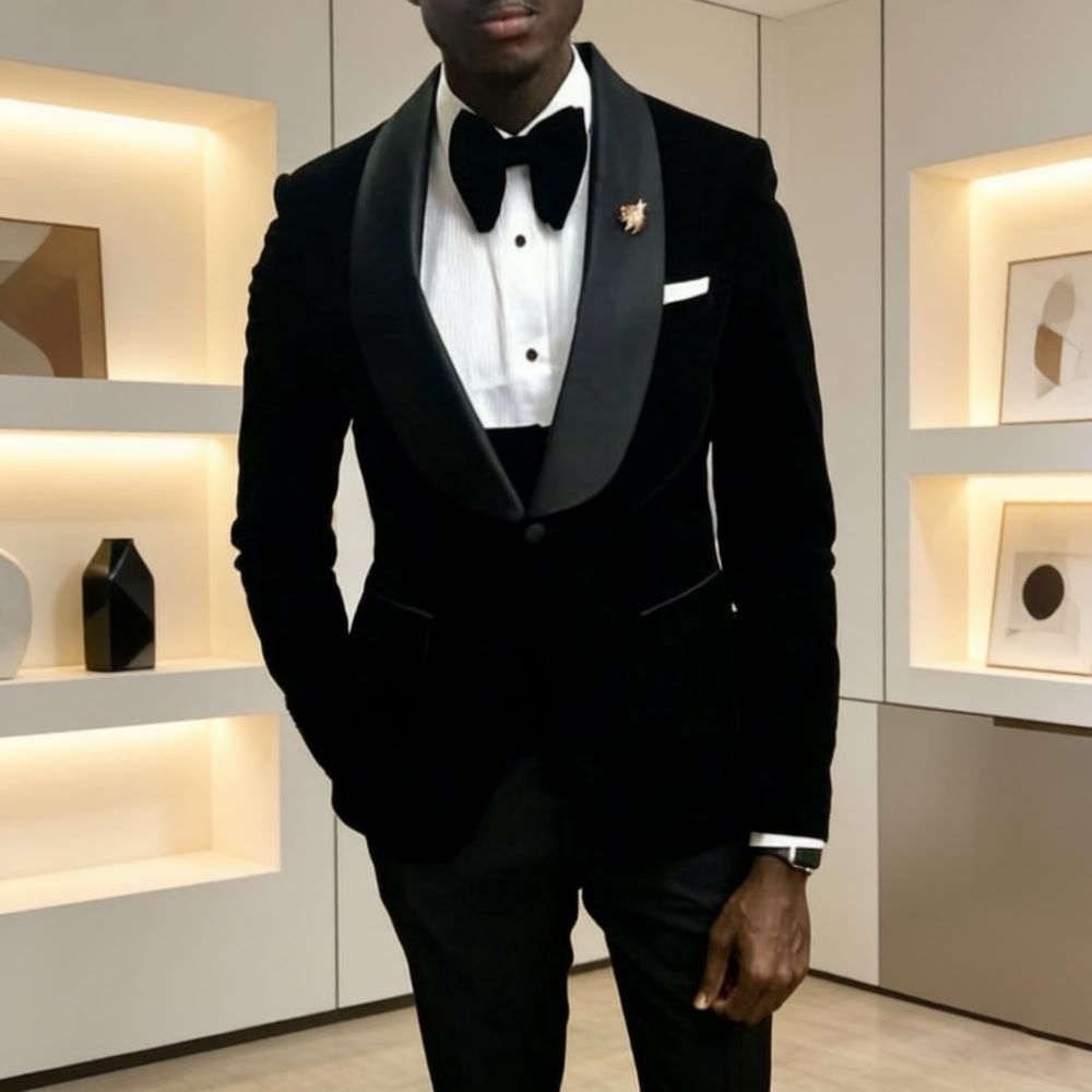 Velvet Slim Fit Suits for Men  - Men'S Grooming Studio review and price