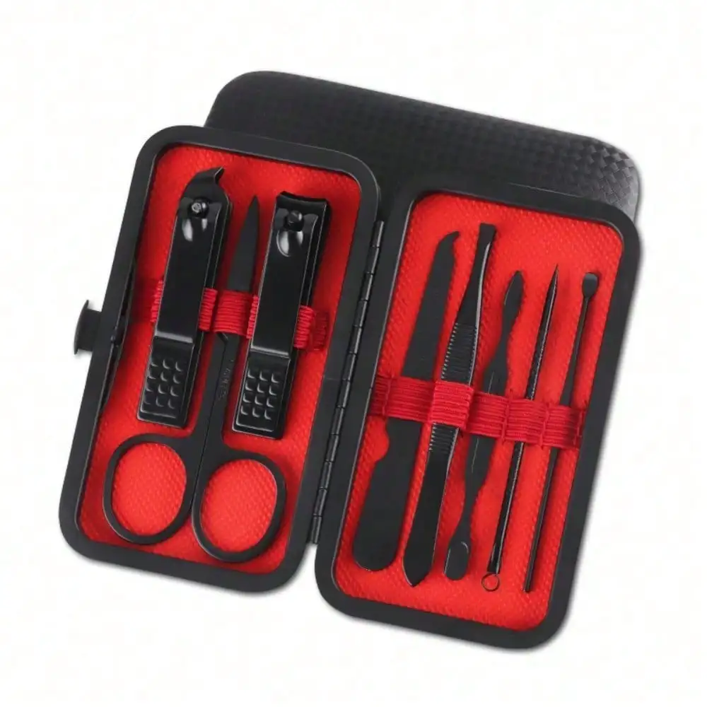8/24pcs Professional Manicure  - Mens Grooming Kit Bag review and price