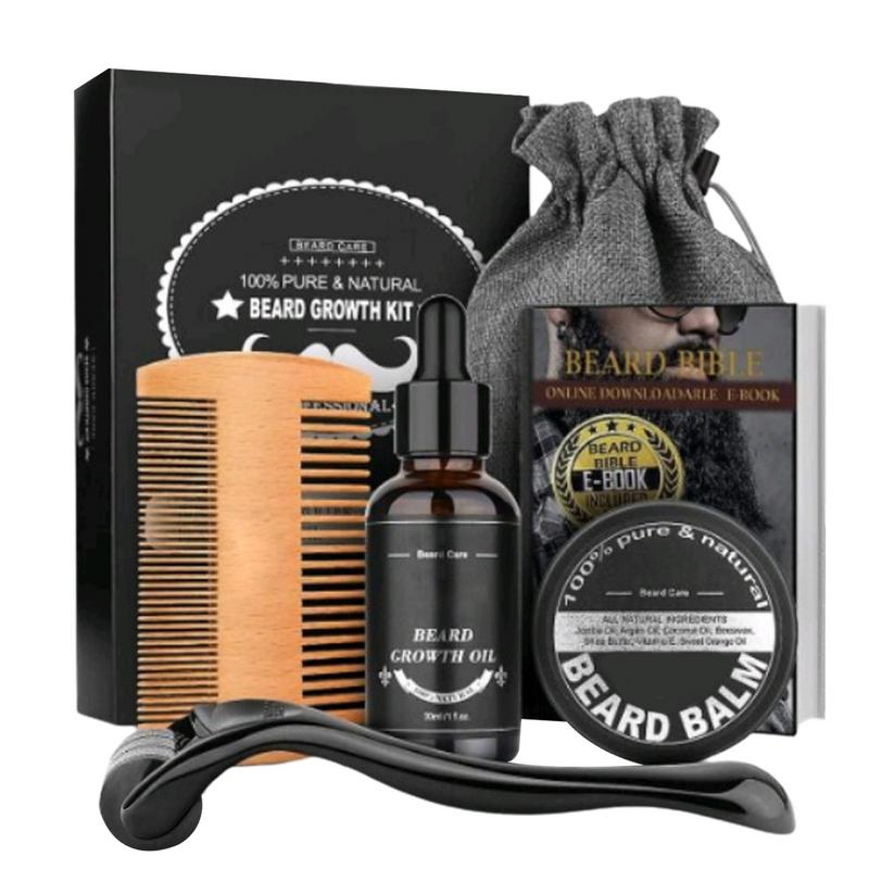 5pcs Men Beard Barba Grooming  - Mens Grooming Kit Bag review and price