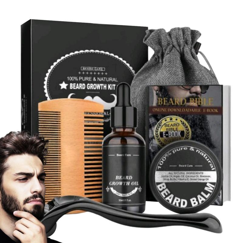 5pcs Men Beard Barba Grooming  - Mens Grooming Kit Bag review and price