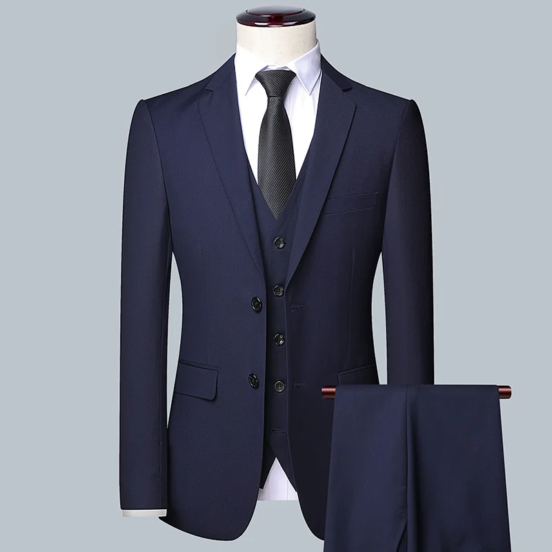 Men's Solid Color Business Sui - Men'S Grooming Trends review and price