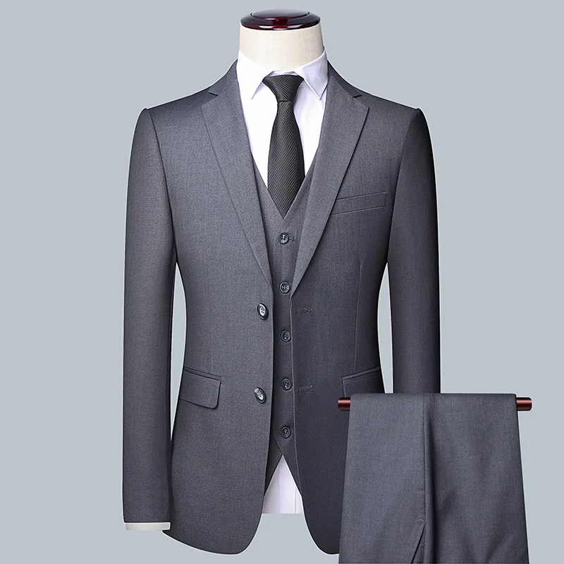 Men's Solid Color Business Sui - Men'S Grooming Trends review and price