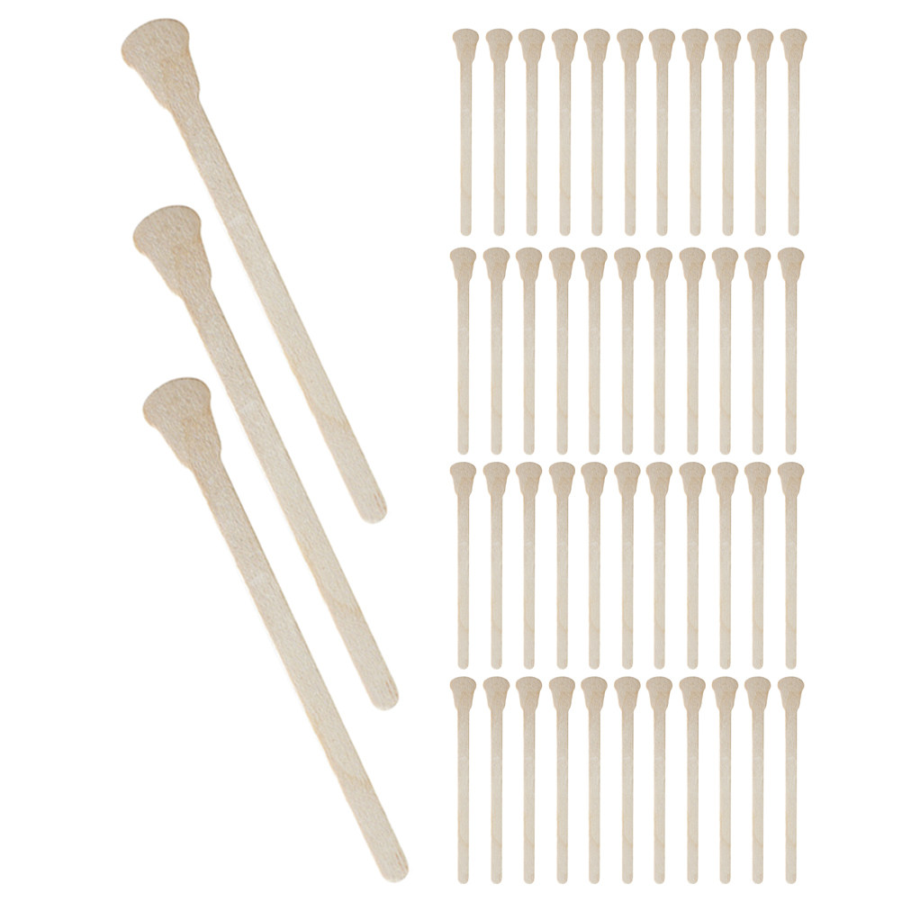 100Pcs Sturdy Wooden Wax Stick - Hair Wax Stick review and price